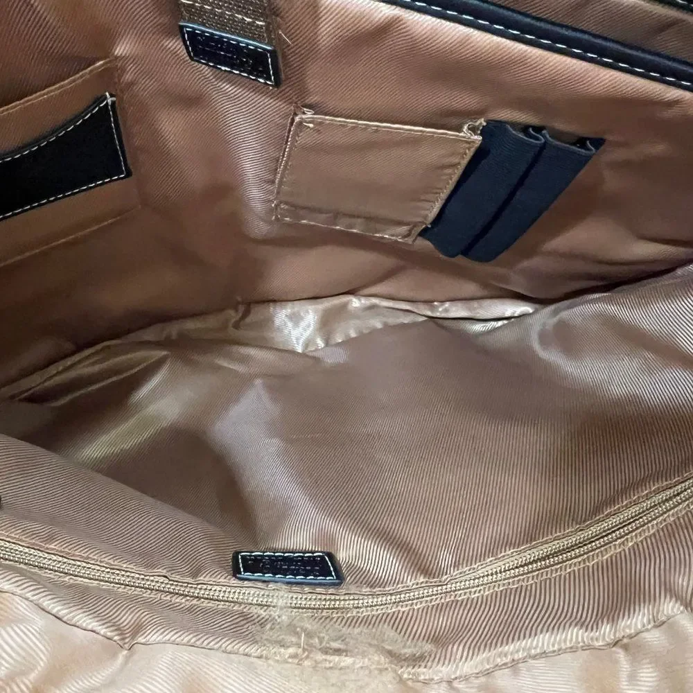 Clark & Mayfield Marquam Metro Black Laptop Tote Bag